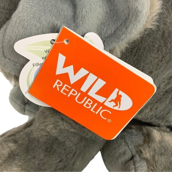 Wild Republic Gray Elephant Plush Stuffed Animal Toy 16 inch Dallas Zoo NEW - Picture 8 of 9